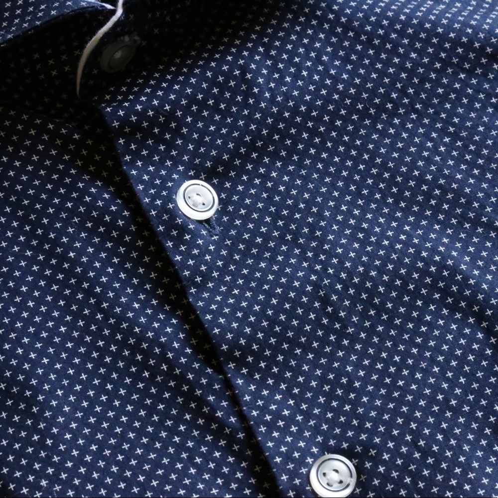 Cotton & Silk, Italian-made dress shirt, NWOT - Picture 3 of 4